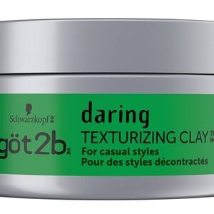 Schwarzkopf got2b Daring Texturizing Clay 2OZ -NEW